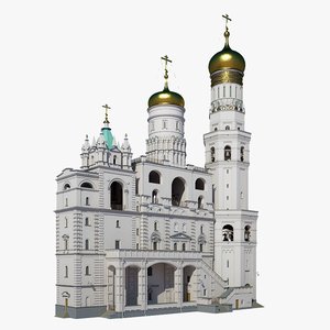 russian ivan great belltower 3D model