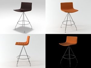 catifa 46 stool swivel 3D model