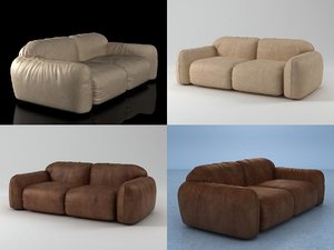 piumotto08 sofa220 3D model
