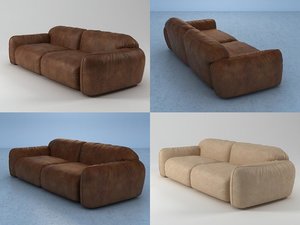 piumotto08 sofa260 3D model