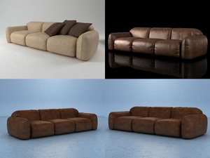 piumotto08 sofa295 3D
