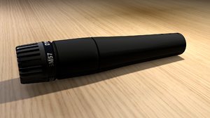 3D model shure sm57 microphone