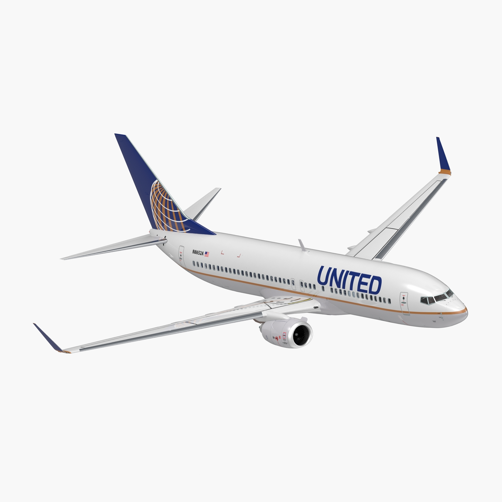 Boeing 737 800 With Interior United Airlines