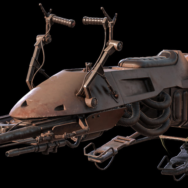 74-z imperial speeder bike 3D model