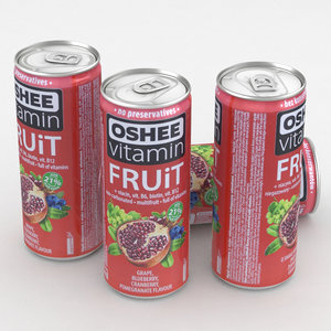 beverage oshee vitamin 3D model