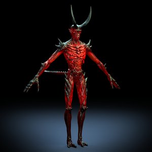 3D demon rig skinny
