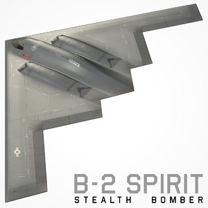 3D spirit sealth bomber