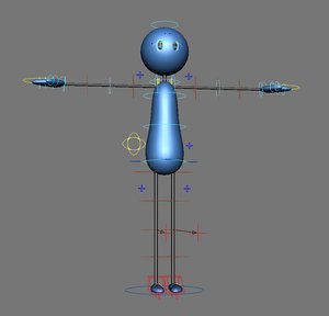 stick man 3D model