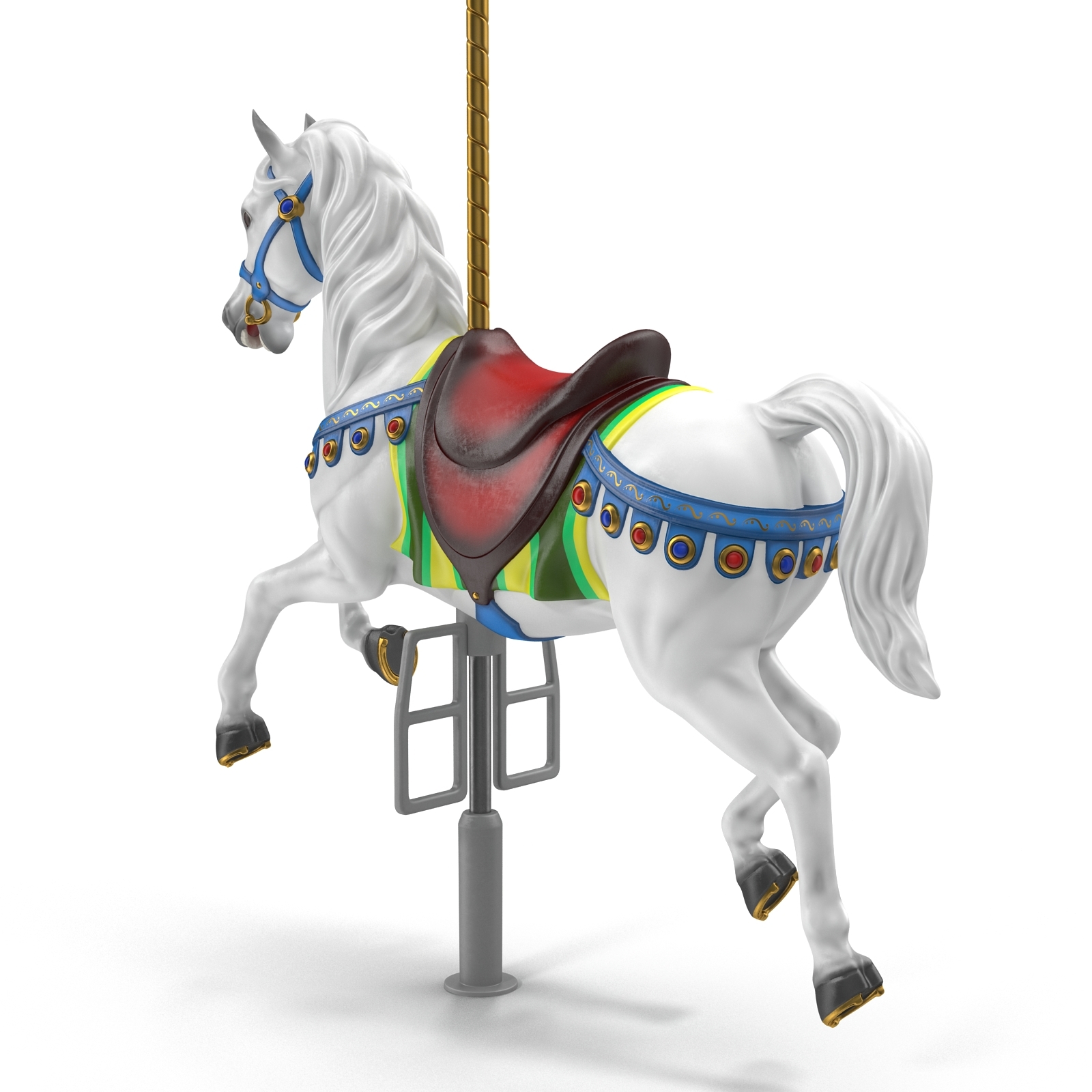 Carousel horse v9 3D model TurboSquid 1182538