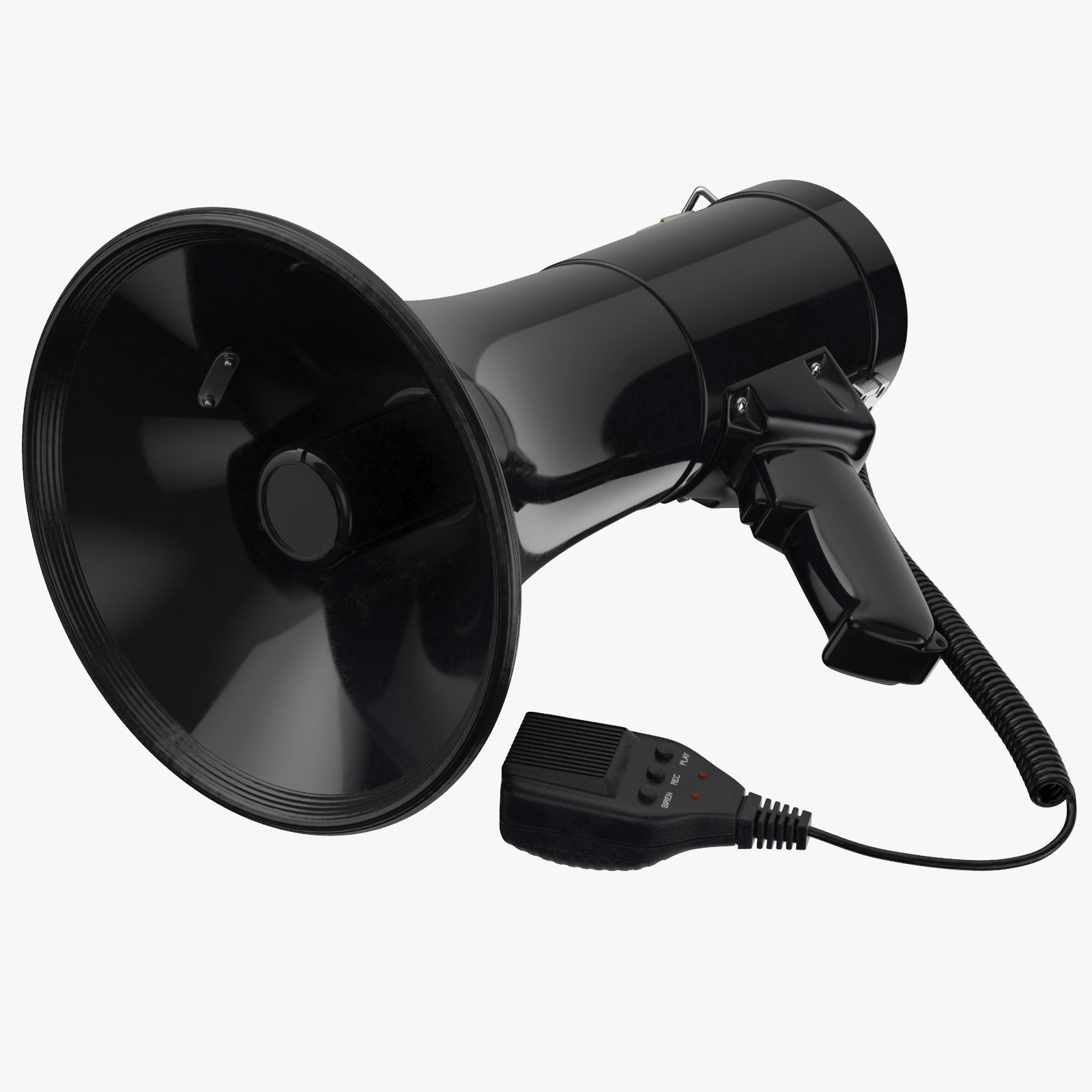 3d police megaphone  turbosquid 1182671