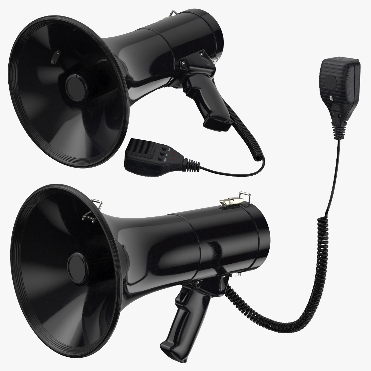 3d police megaphone  turbosquid 1182671