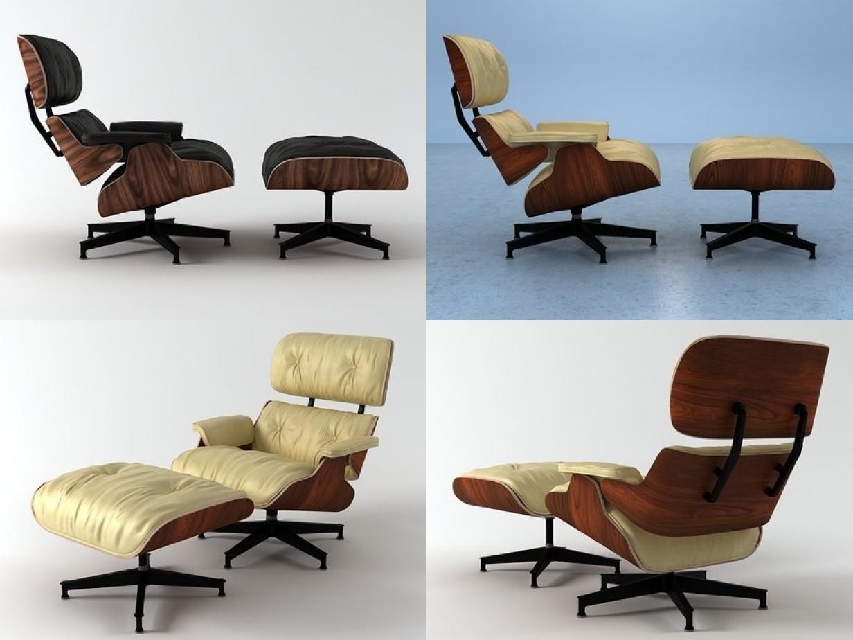 Eames Lounge Chair And Ottoman - Everything Furniture