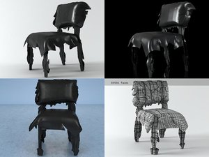 leatherworks chair 3D
