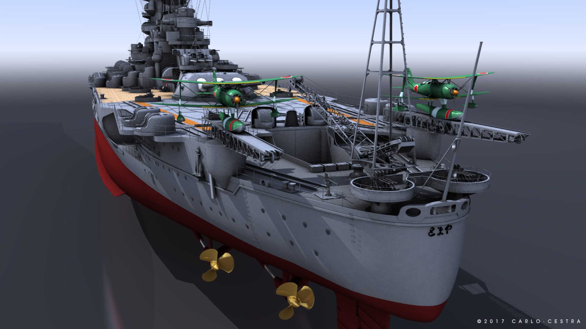 Battleship Yamato 3D Model - TurboSquid 1184000