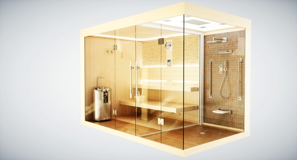 Sauna Hammam 3d Modell Turbosquid