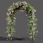 3D roses arch