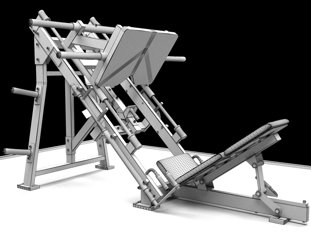 レッグプレスハンマー線強度3Dモデル TurboSquid 1184288