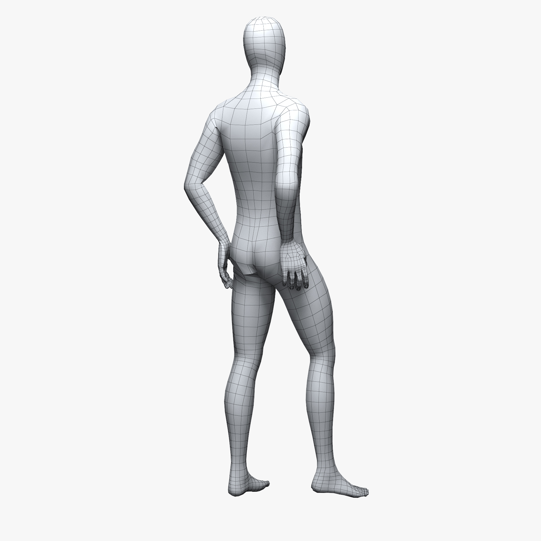 drawing mannequin 3d model