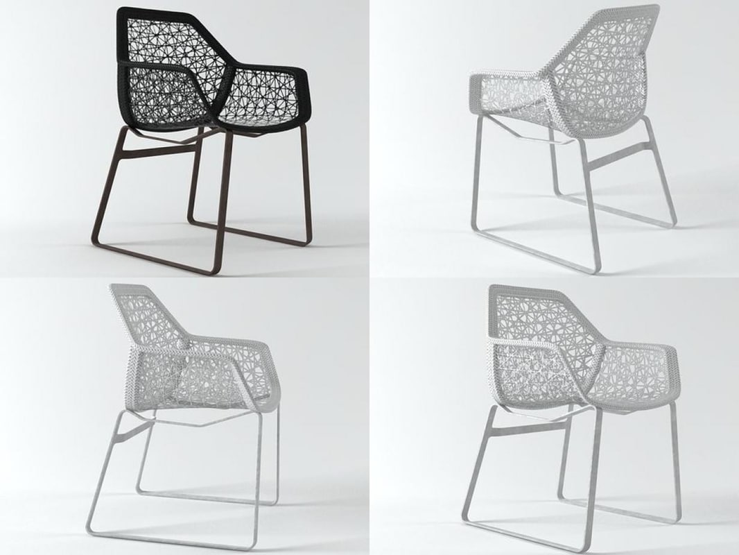 Maia Dining Chair 3d Turbosquid 1184380