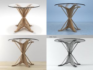 face café table 3D model