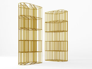 golden cage 3D model