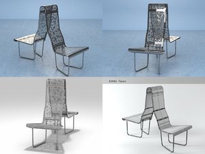 3D swiss benches - couple