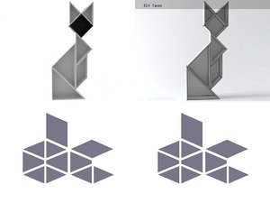 3D tangram 7