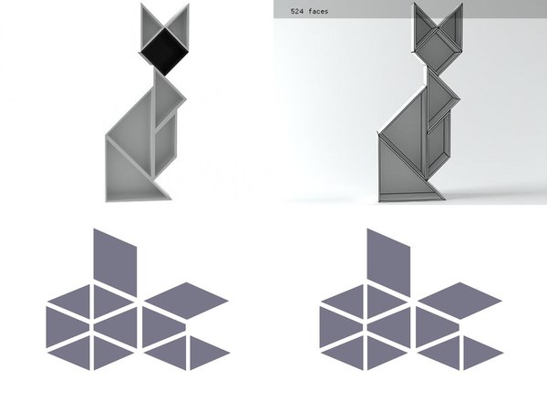 3d tangram