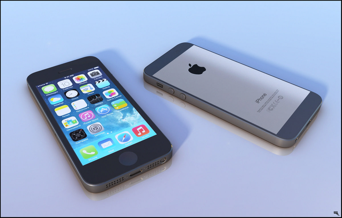 iphone 5 phone 3D model