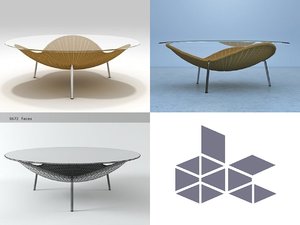 3D coffee-tables vittorio-bonacina model