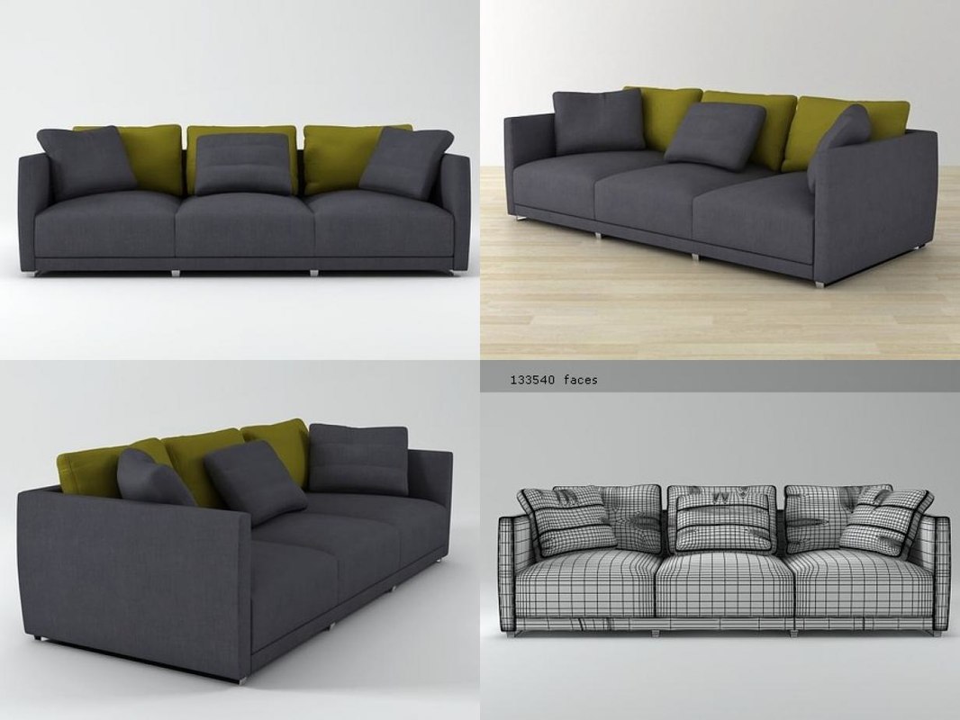 3D model sketch sofa - TurboSquid 1185157