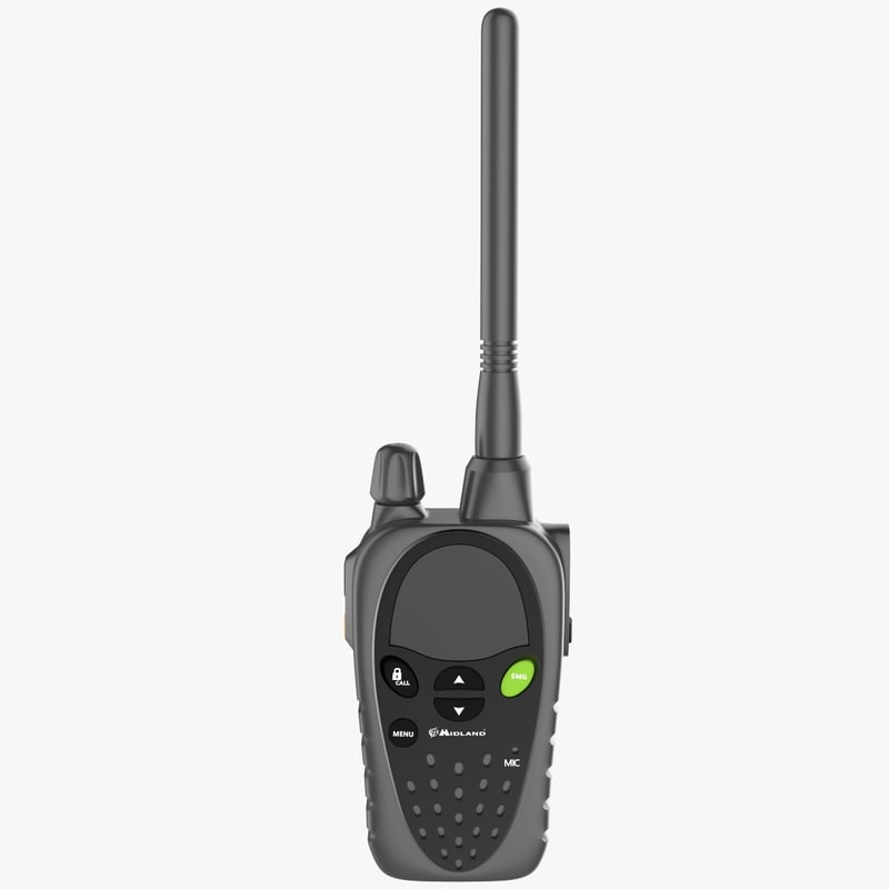 Talkie walkie radio frequency 3D TurboSquid 1185160