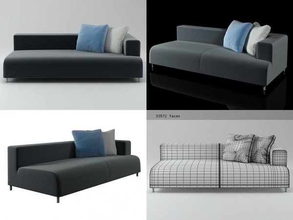 3d Opium Left Arm Sofa Model Turbosquid 1185170 3d Opium Left Arm Sofa Model, Left Arm Sofa
