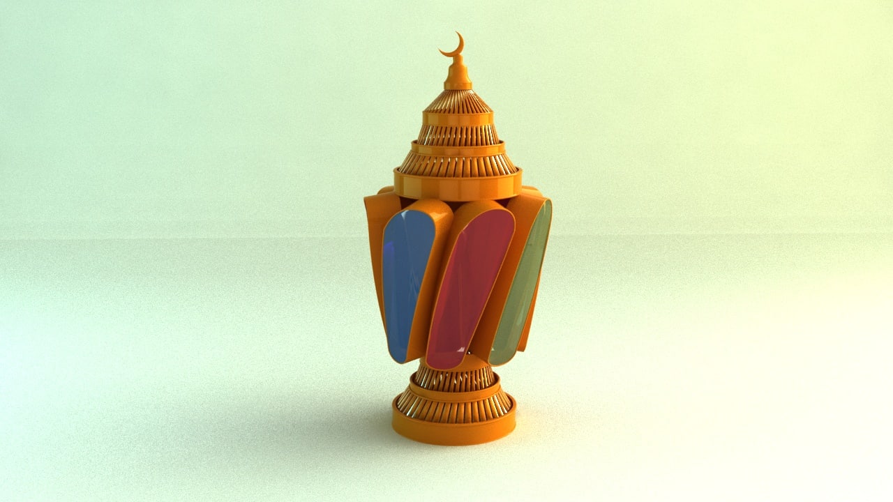 Ramadan lantern 3D - TurboSquid 1185220