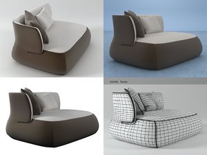 3D fat sofa fs145ts model