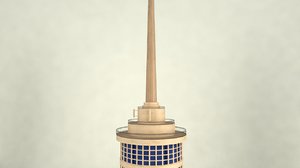 cairo tower egypt model