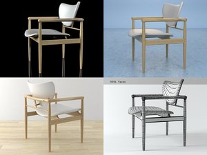 3D 48 chair model