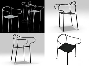 3D kyparn chair