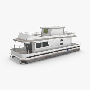houseboat 3D model