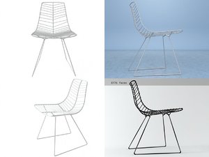3D leaf chair