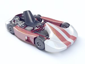 kart go-kart racing model