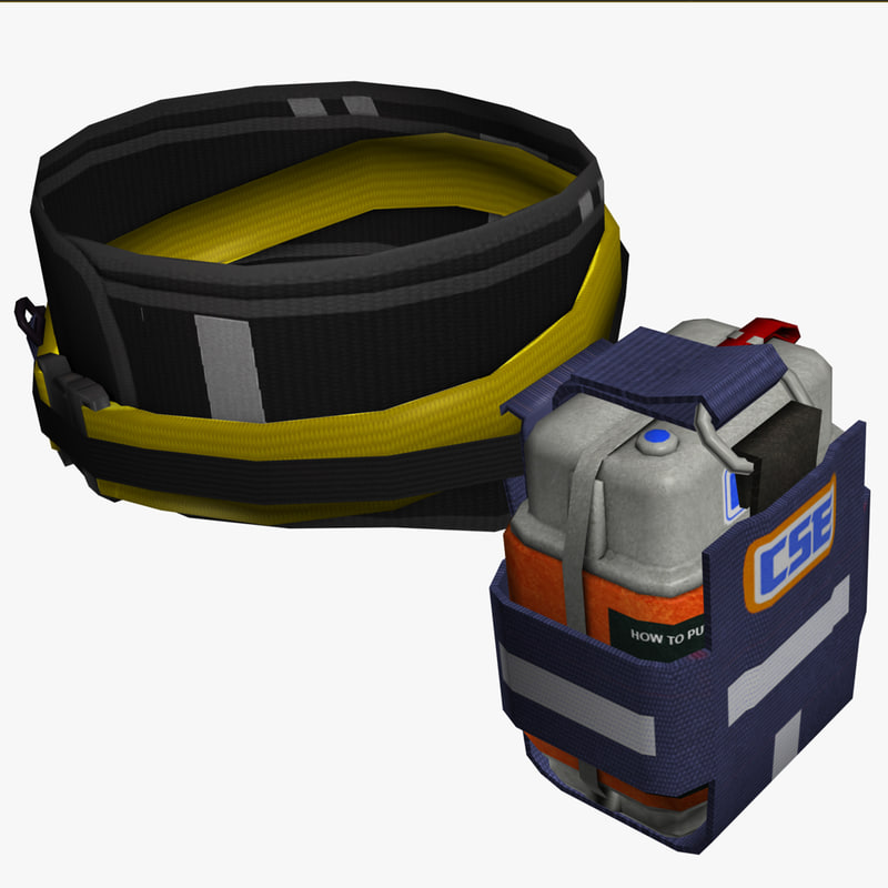 Cse self rescuer 3D model - TurboSquid 1186079