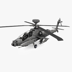 boeing apache helicopter 3D model