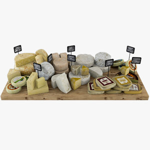 3D cheese model