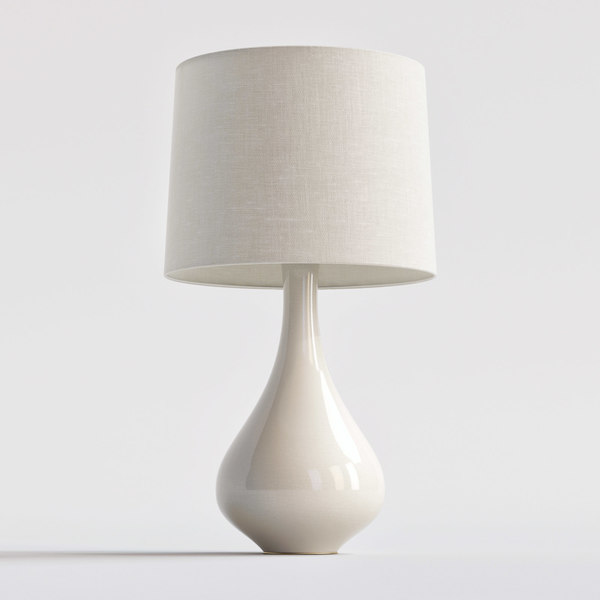 Crate Barrel Kathryn Table Lamp 3d, Crate And Barrel Lamp Table