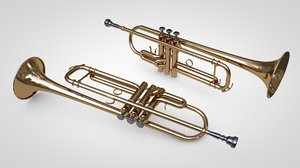 3D trumpet model