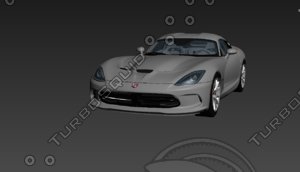 dodge viper srt sports car model