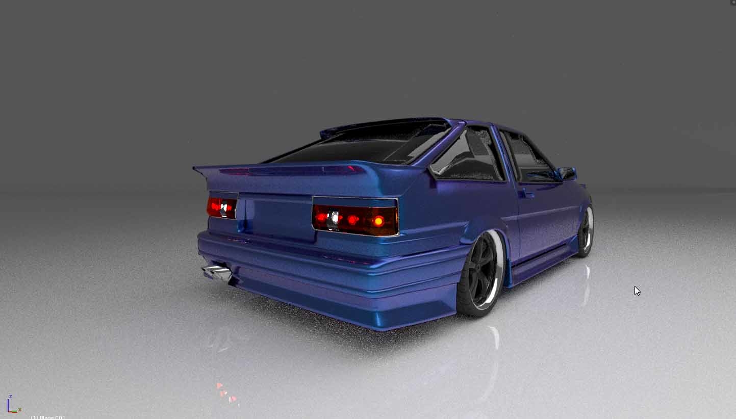 ae86模型设计图图片