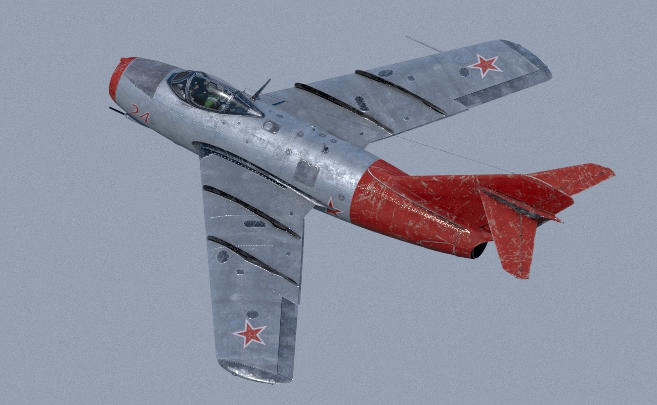 Mig 15 3D model - TurboSquid 1186497