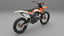 ktm sx motocross bike 3D